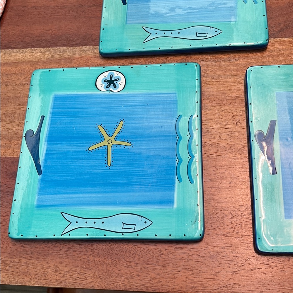 Ceramic Trivets Sea Star Ocean Theme - 3 Available - Picture 2 of 6